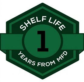 12 month shelf life